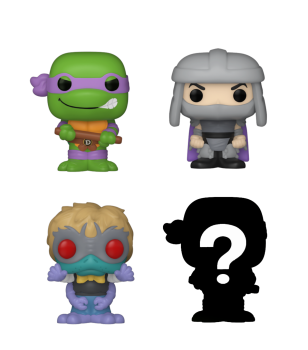 FUNKO Bitty POP - Teenage Mutant Ninja Turtle Donatello #4er Pack